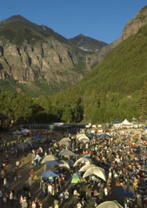 Aerial view of 2007 Telluride Bluegrass