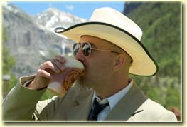 Enjoying a Vintage Telluride Beer Cup