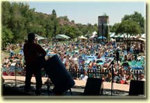 Billy Jonas on the Folks stage