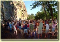 The St. Vrain River through Planet Bluegrass