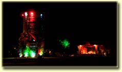 Nighttime at the Festival of the Mabon in Lyons