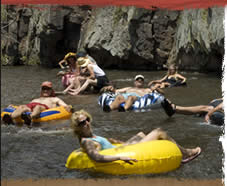 Tubing the St. Vrain through The Ranch