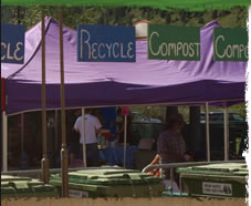 Festival waste station