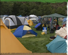 Festival campground