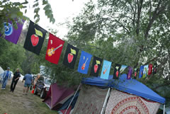 On-site campsite at RockyGrass