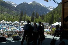 Playing the Main Stage at Telluride Bluegrass 