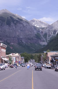 Colorado Ave in Telluride