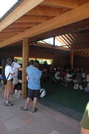 Pews from the original Wildflower Theater