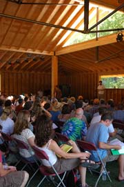 Pews from the original Wildflower Theater