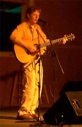 Tim O'Brien opens the Wildflower Pavilion (photo: Russell Bramlett)