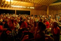 Festivarians in the Wildflower Pavilion (photo: Russell Bramlett)