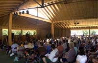 Nickel Creek performs in the Wildflower Pavilion