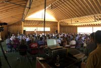 Soundboard in the Wildflower Pavilion (photo: Russell Bramlett)