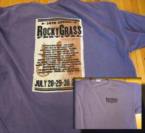 Rockygrass 2006 Instrument Tshirt